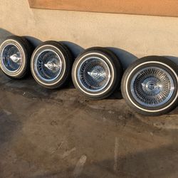 13x7 Spoke Wire Wheels 