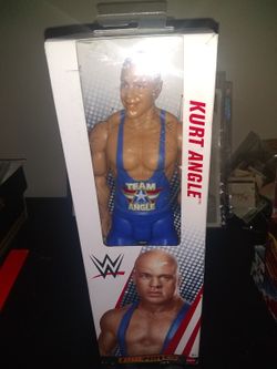 Brand New WWE Mattel Kurt Angle 12" True Moves Action Figure..