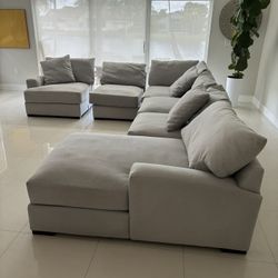 Macys grey Sofa Sectional 