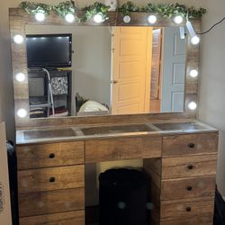 Wood Vanity 