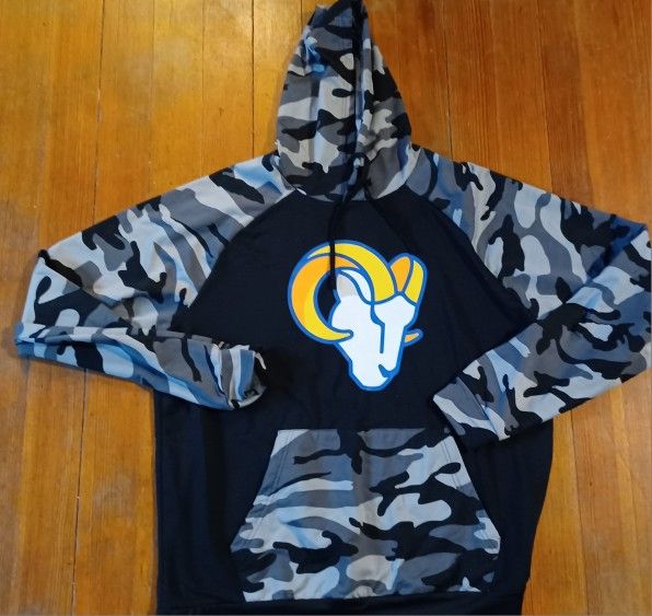 Men's Size Xlarge Los Angeles Rams Hoodie Pullover NFL Team