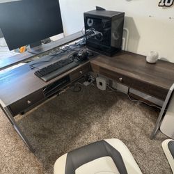 L SHAPE DESK