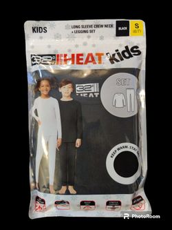 32 Degrees Heat Kids Long Sleeve Crew Neck and Legging Set