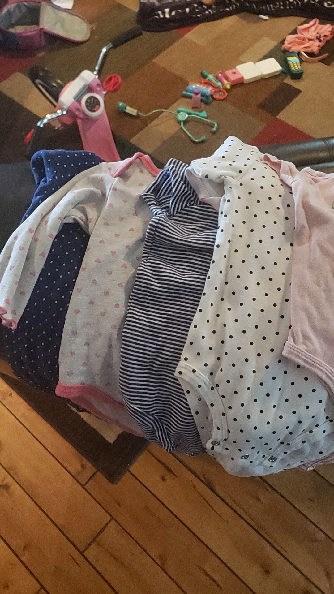 Girl Onesies 0-12months, Plus all kinds of girls clothes up to size 2T