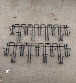 Pottery barn hat rack . Black iron 41 1/2 inches long