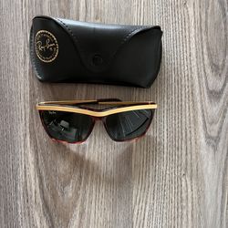 Authentic Vintage Ray-Ban Sunglasses Baush & Lomb Gold Bar & Brown - excellent Condition