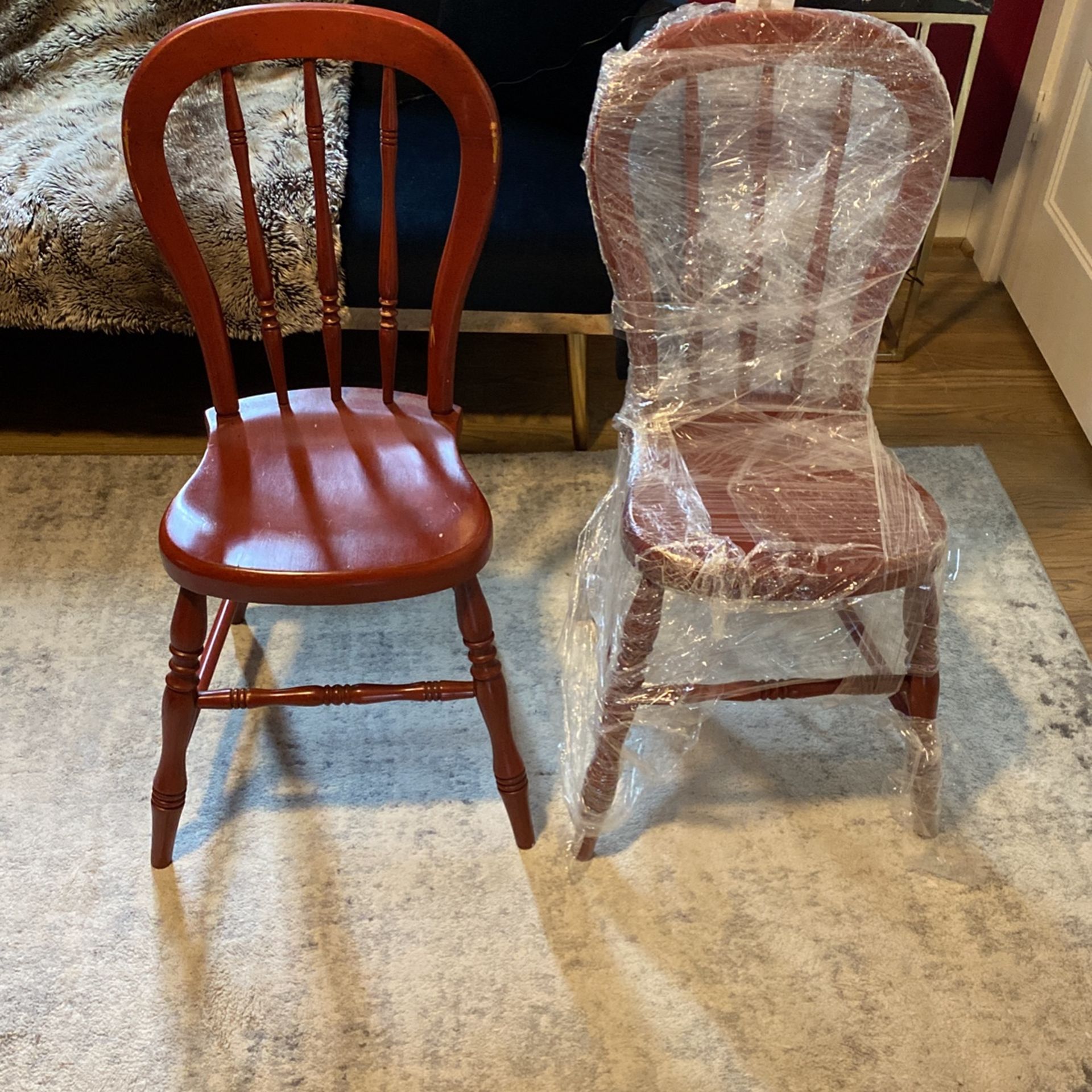 Vintage Wooden Chairs 