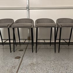 Grey Counter Height Stools
