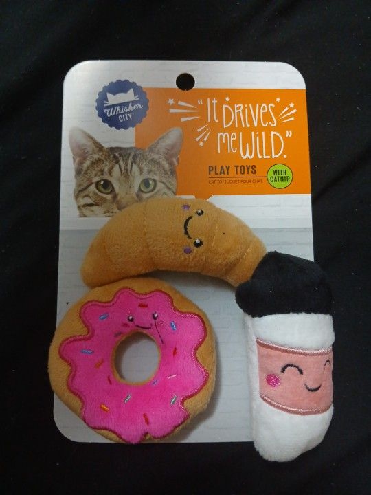 Whisker City 3pk Cat Toys