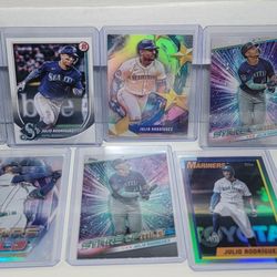 Julio Rodriguez Baseball Cards Seattle Mariners 