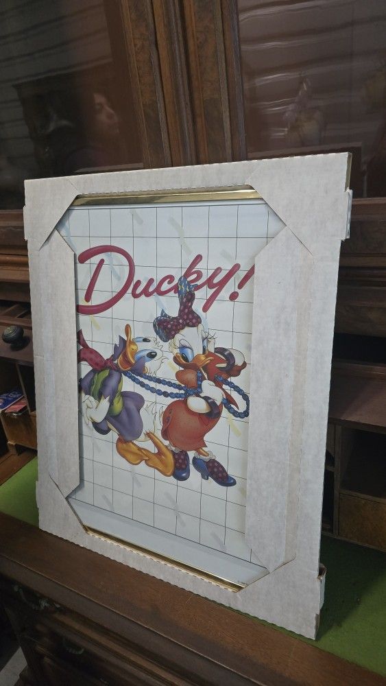 Vintage 1980s Disney Framed Prints – Set of Four