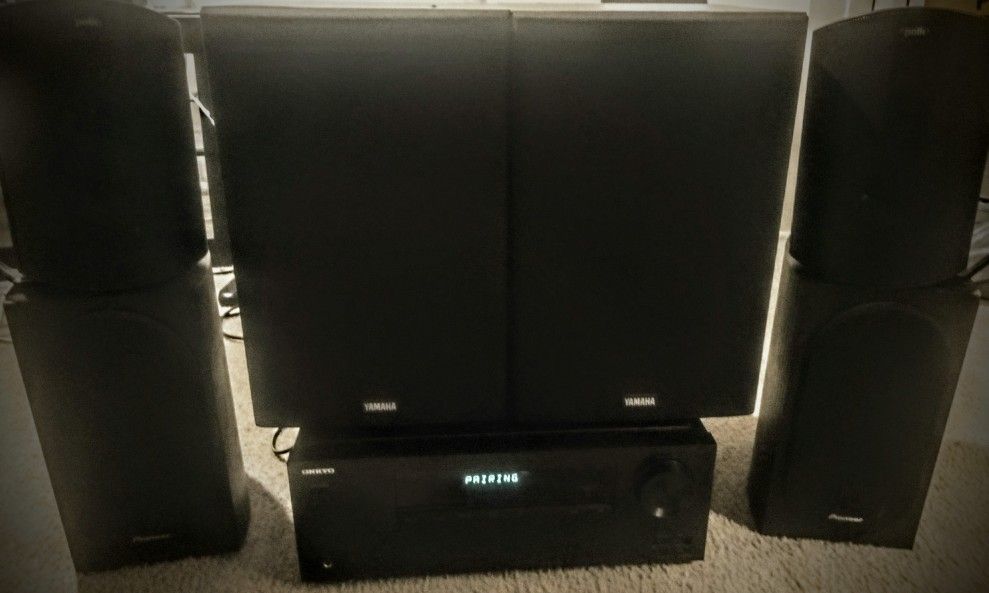 Onkyo TX Sr 373 Bluetooth 5.2 Channel Home Theater System
