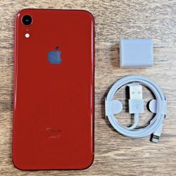iPhone XR (Red, 64GB Unlocked)