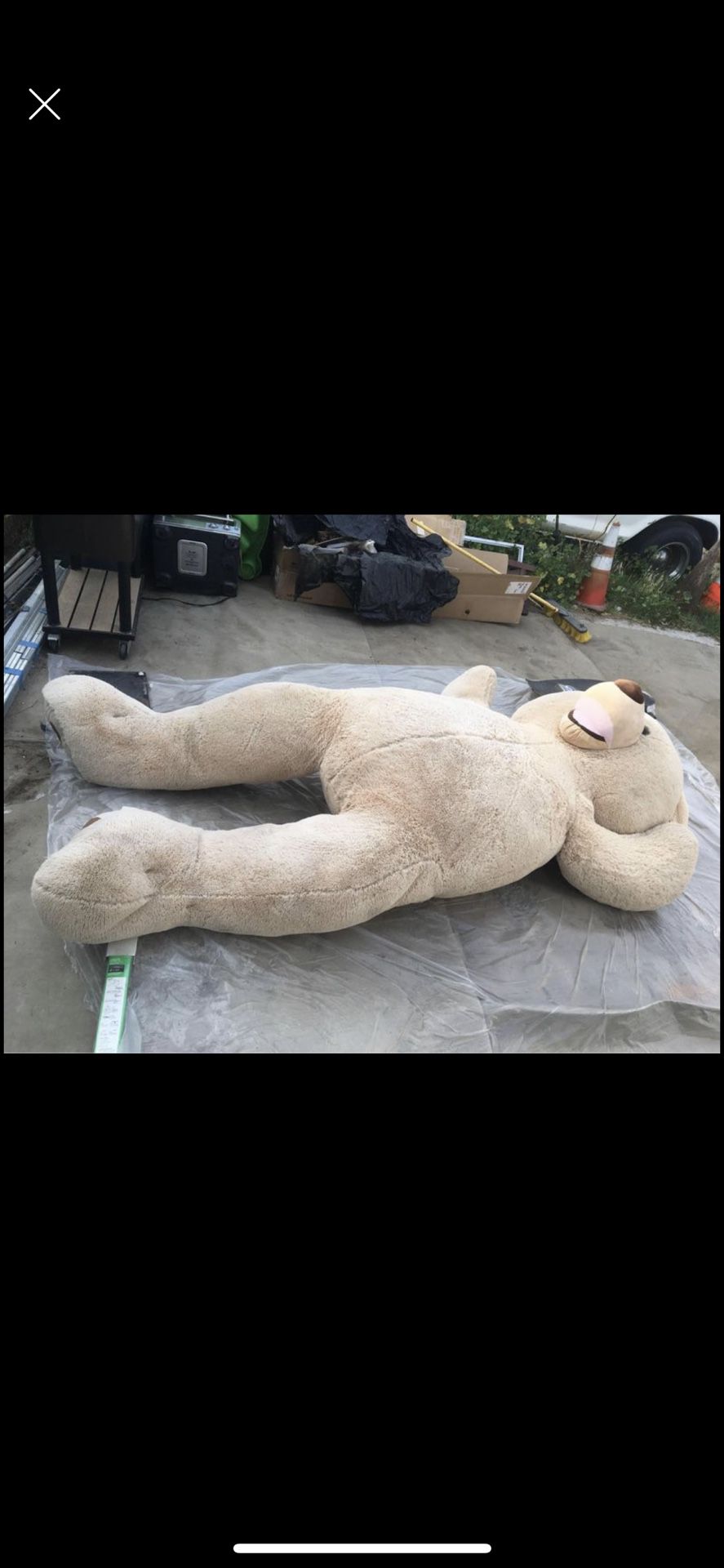 AS IS world plush toys 94" giant teddy bear stuffed animal $40 AS IS