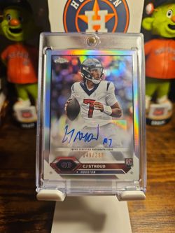CJ Stroud Topps Chrome RC Auto /299