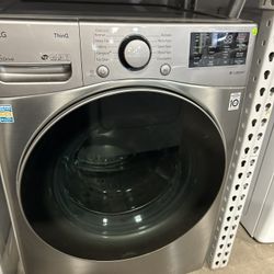 LG Gray Front Load Washer Preowned