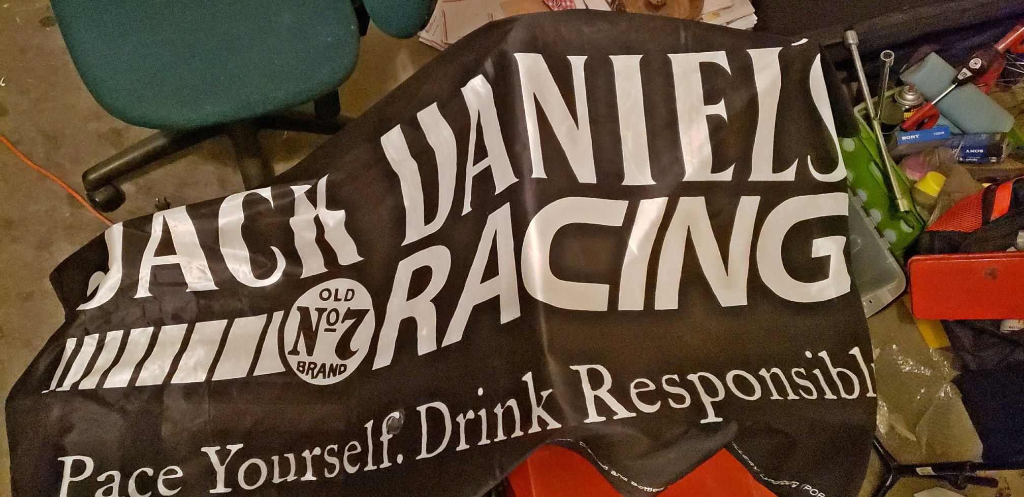 Jack Daniels Racing flag