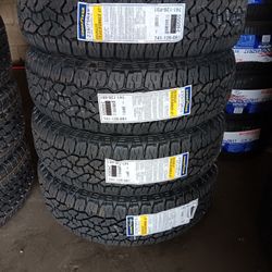 4 New Tires Installed/ 4 Llantas Nuevas Instaladas 235/75/15 Good Year A Tires