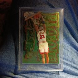 Michael Jordan Net-Rageous card 5 of 10 1996 Highly Coveted 