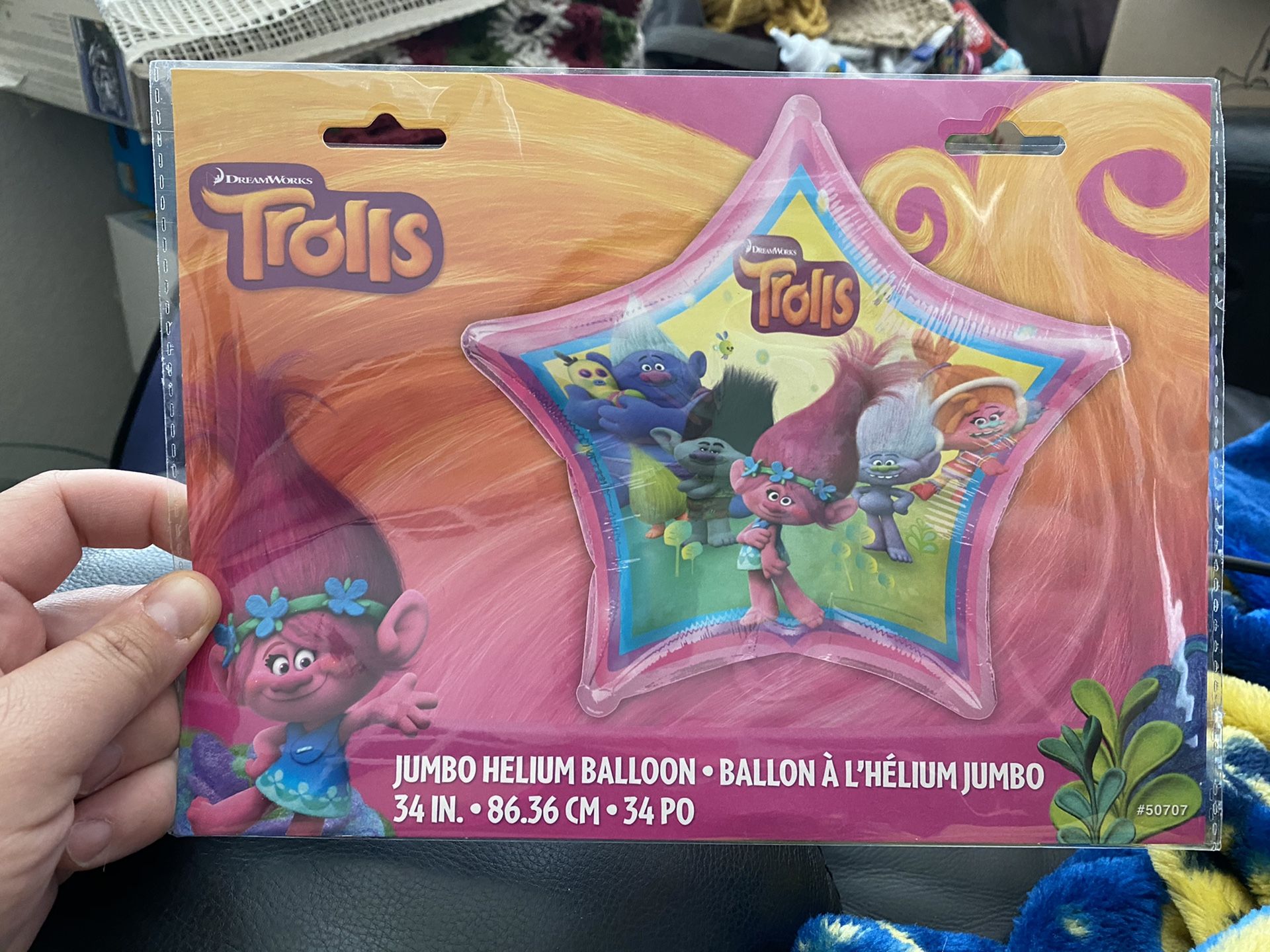 New Trolls 34” Jumbo Foil Balloon!
