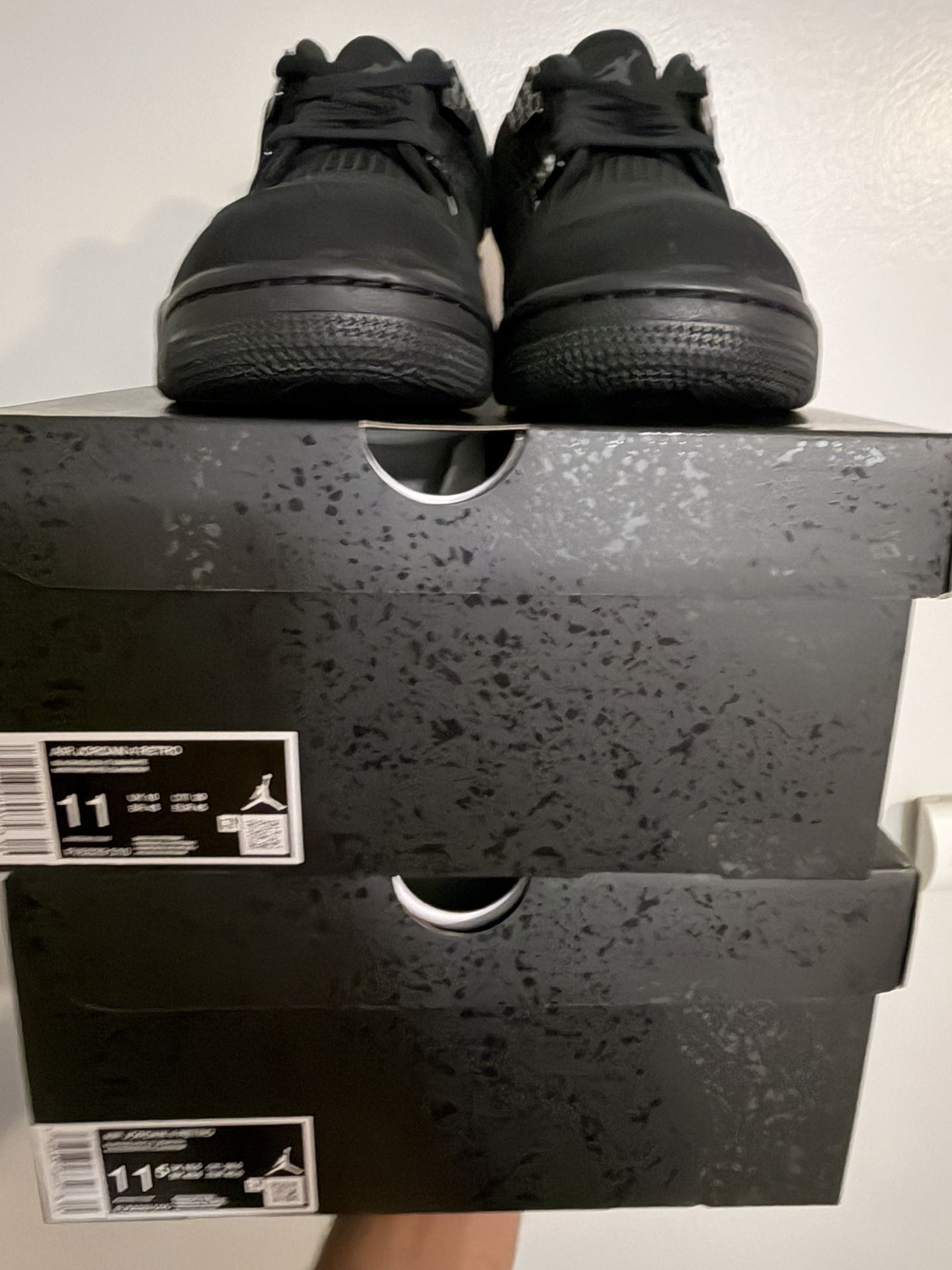 Air Jordan Retro 4 Black Cat Size 11 And 11.5 