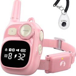 PINK Electric Training Dog Collar