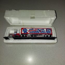 MATCHBOX 1:100 SCALE KENWORTH PETER BUILT PABST BLUE RIBBON TRACTOR TRAILER 
