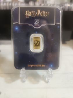 Harry Potter 25 Years of Magic 0.5g Pure Gold Bar