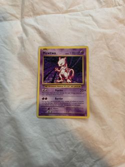 Pokemon XY Evolutions Mewtwo #51/108 Collector Card - Sun and Moon