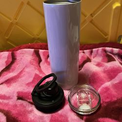 2 Lids Sublimation Tumbler