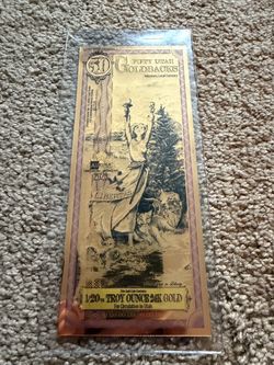 RARE 2020 GOLDBACK COLLECTION – REAL 24K GOLD