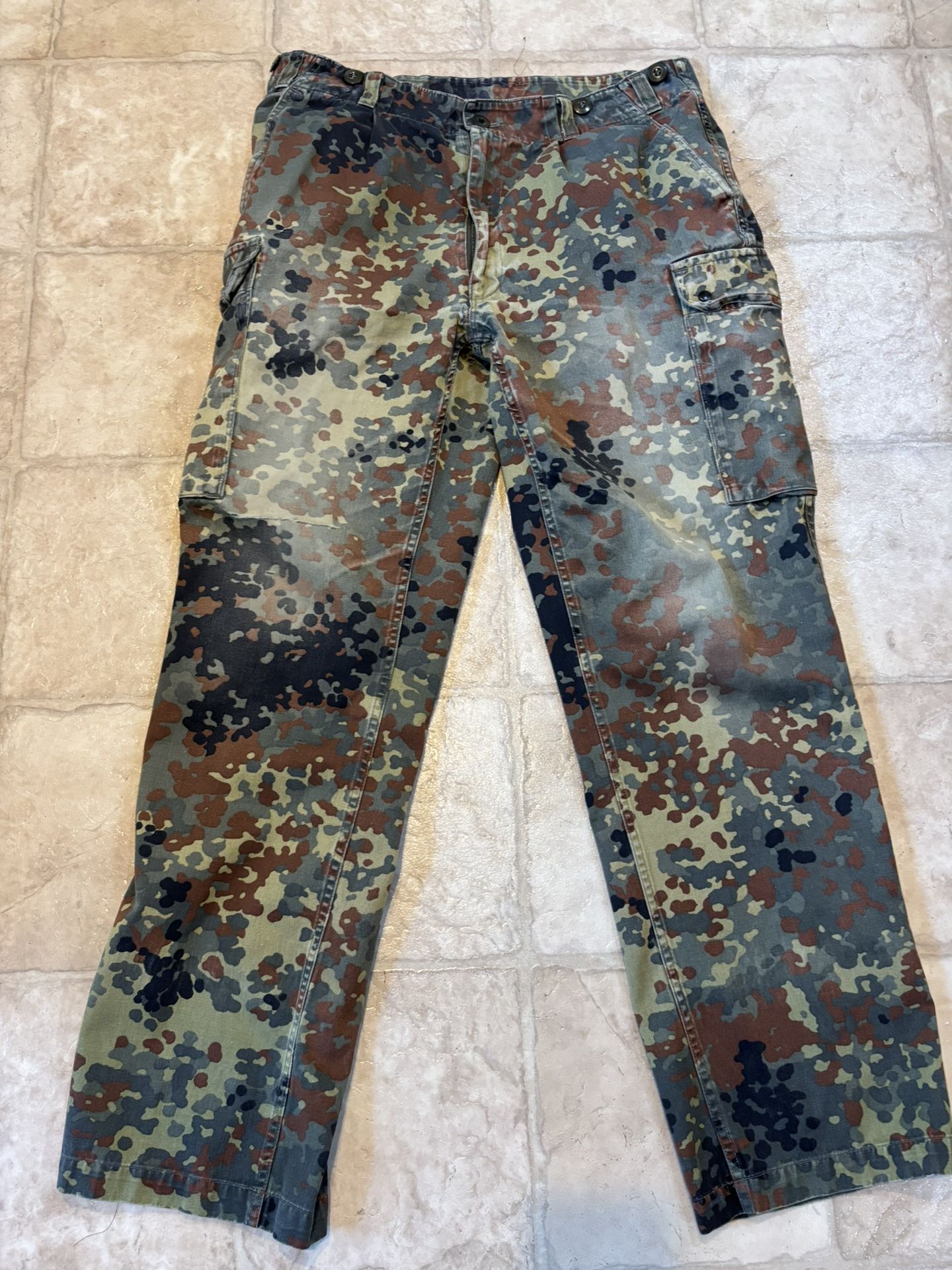 German Army Military Surplus Flektarn Camo Pants
