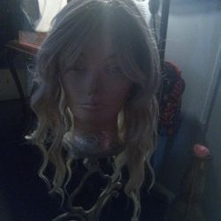 Honey Blonde Ombre Topper, Wavy hair 18 Inch