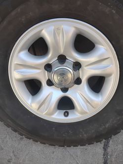 Toyota aluminum wheels