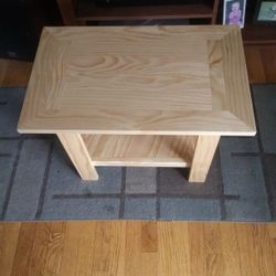 Hand Built Solid Wood Coffee Table Polyurethaned. Finnish
