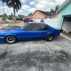 Mustang drag car super light