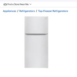 LG STAINLESS STEEL FRIDGE