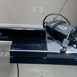 Microsoft Xbox One 500GB Console Gaming System Only Black 1540 with Kinect working