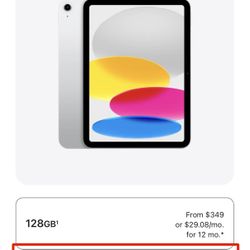 Apple A 16 Ipad 256 GB NEW With Beats Earbuds