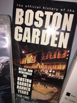 Boston garden vhs