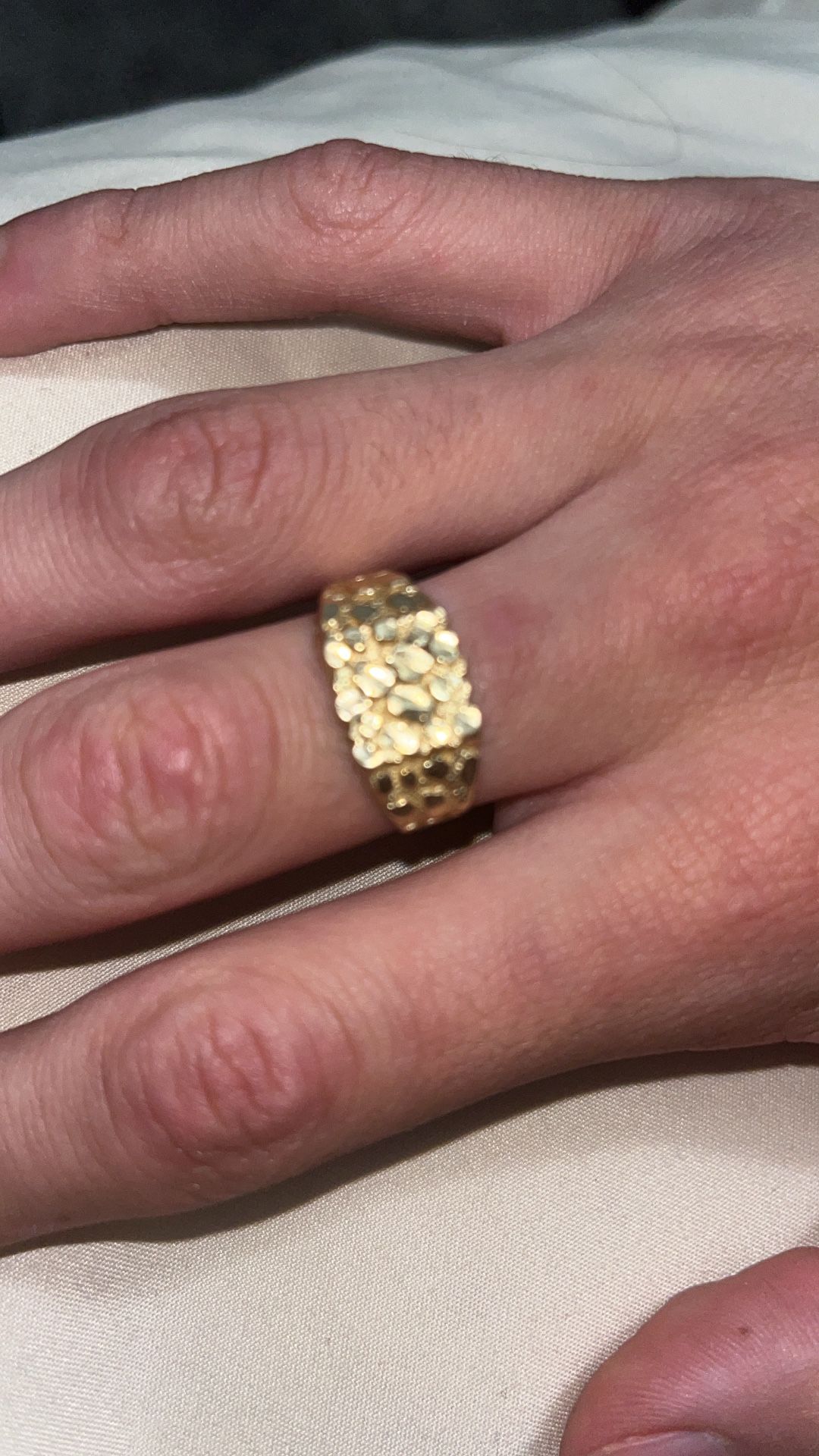 10k Gold Nugget Ring