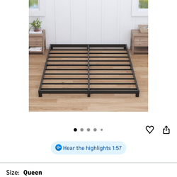 New 4” Queen Bed Frame