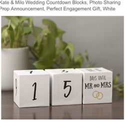 Wedding Date Blocks 