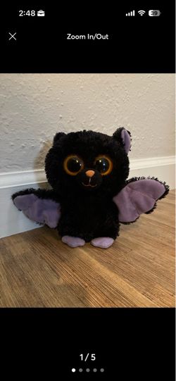 Good condition Swoops the Bat Beanie Boos TY plush (rare)