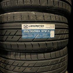 255 30 24 New Tires 