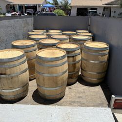 30 Gallon Empty Wine Barrels 