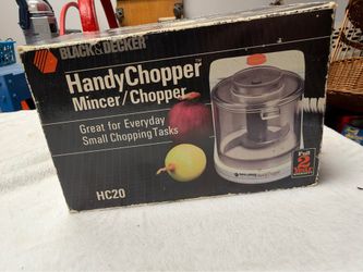 Vintage Black & Decker HandyChopper HC20 - Brand New In Box (NIB)