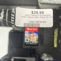 Pokémon Eevee Nintendo Switch Game