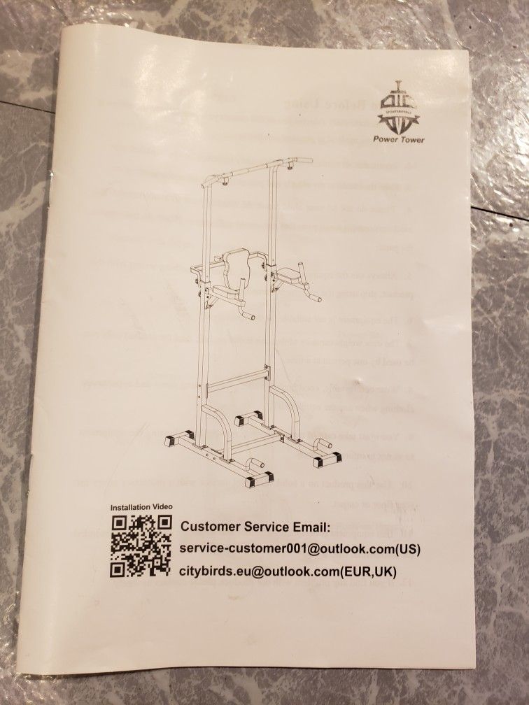 Power Tower Pull Up Exercise