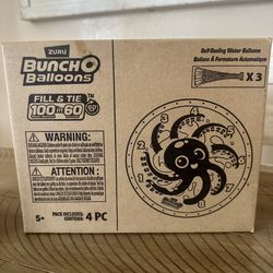 Bunch O Balloons Octopus Splash Pad with 100+ Rapid-Filling Self Sealing Water Balloons